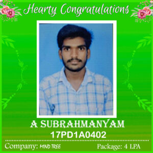 SUBRAHMANYAM